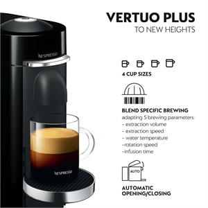 Magimix Nespresso  Vertuo Plus Coffee Machine: Piano Black